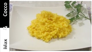 Risotto allo Zafferano  Video ricetta in soli 3 minuti [upl. by Koh]