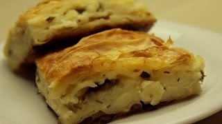 Turkish Water Borek Delicious Cheese Borek Recipe [upl. by Ahsuatal]