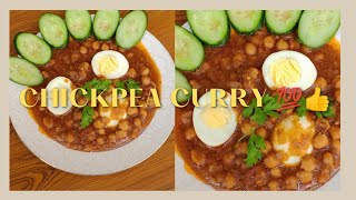 High protein chickpea curry 💯 delicious than meat chickpeas curry easy recipe [upl. by Humo]