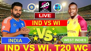 🔴Live INDIA vs AUSTRALIA T20 WC 2024 Live Cricket Match Today  IND vs AUS indvaus cricketlive [upl. by Oiliruam]