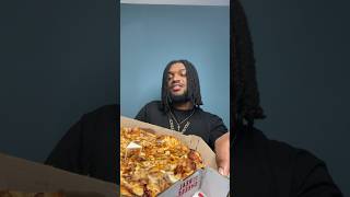 This bbq chicken pizza was elite from dominos food foodie dominospizza foodreview [upl. by Alel]