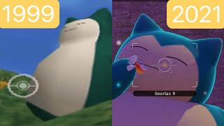 Pokémon Snap 1999 vs New Pokémon Snap 2021 Nintendo [upl. by Alekram]