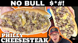 NO B S Authentic PHILLY CHEESESTEAKS on the Blackstone Griddle [upl. by Anwahsal117]