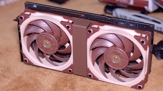 Graphics Card  Deshroud Mod EVGA FTW3 RTX 3070 3080 3090  Noctua Fans Part 1 [upl. by Teddie681]