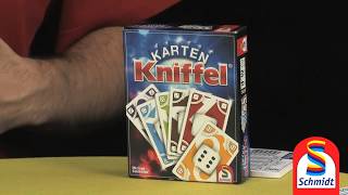 KARTEN KNIFFEL® │ Schmidt Spiele Erklärvideo [upl. by Anirtik559]