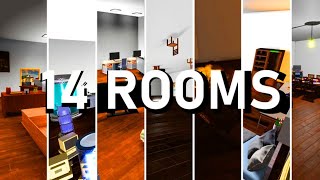 ¡SALA DE ESCAPE DE ROBLOX 14 HABITACIONES [upl. by Sacci984]