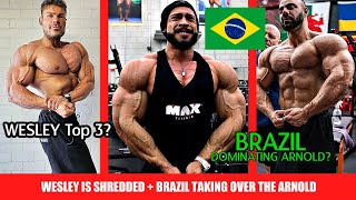 Brazil Dominating the Arnold  Ramon Looks INSANE  Wesley Top 3  Hadi squatting 7 Plates [upl. by Errised]