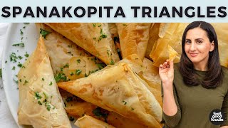 Turkish Borek Recipe  Filo Pastry  with Spinach and Cheese [upl. by Ramar]