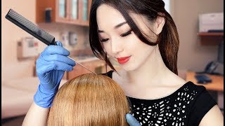 ASMR Dry Scalp Check and Treatment [upl. by Nek]