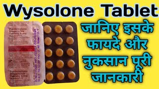 Wysolone Tablets  Wysolone 5 mg Tablet Uses In Hindi  prednisolone tablets [upl. by Ehman987]