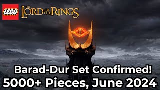 LEGO Lord of the Rings BaradDur Set Confirmed June 2024 Release 5471 Pieces [upl. by Haldes596]