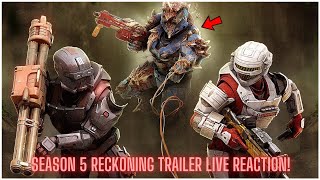 Halo Infinite  Season 5 Reckoning Trailer LIVE Reaction [upl. by Eatnwahs]