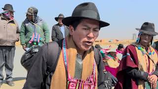 Indigenous Bolivians block roads demand resignation of Luis Arce [upl. by Clea]