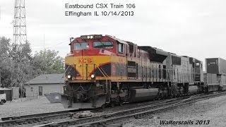 Effingham Il Railfanning Part 4 [upl. by Homovec]