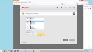 Buffalo Airstation how to configure Wireless Bridge [upl. by Eimat]