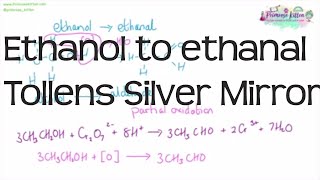 Distillation of ethanol to ethanal and Tollens Silver Mirror  Chemistry ALevel Required Practical [upl. by Meneau]