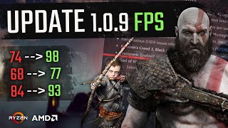 God of War AMD GPUs performance is FIXED  Patch 109 and GPU Culling [upl. by Heber528]