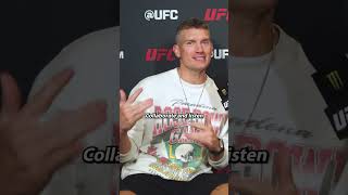 Asking UFC 307 fighters who their celebrity look alikes are LOL shorts mma ufc [upl. by Enawtna]