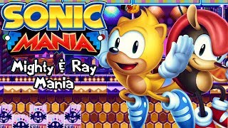 Sonic Mania Mods  Mighty amp Ray TagTeam in Encore Studiopolis Zone [upl. by Eojyllib]