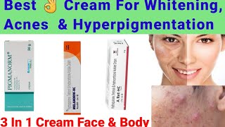 Best Cream for Whitening hyperpigmentation amp Acnes pigmanorm Melanorm ARetHc [upl. by Onitselec]