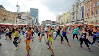 ZUMBA® Flash Mob in Zagreb 2016 [upl. by Salem]