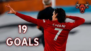 Edinson Cavanis All Goals For Manchester United  Tribute [upl. by Mauceri139]