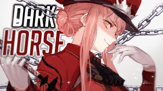 Nightcore  Dark Horse Rock Version Lyrics [upl. by Threlkeld]