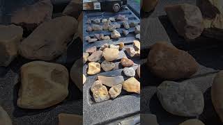 Surprise of Agates in my pickup🪨agates agatestone rocks recoveryrocks friends thankyou [upl. by Scherle]