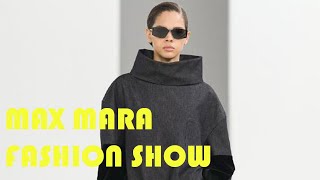 défilé MAX MARA automne hiver 2024 2025 runway mfw [upl. by Salmon854]