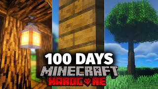 I Survived 100 Days in Realistic Minecraft Heres What Happened [upl. by Arymas522]