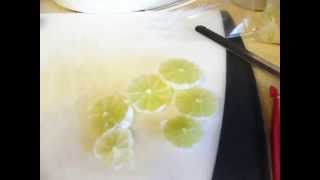 Freezing or Dehydrating Limes and Juice for Flavored Water Tea or Juices [upl. by Hal]