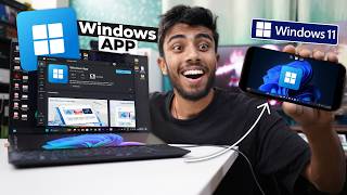 Microsoft New Windows APP🔥 Run Windows 11 on AndroidIOS  Testing Games amp Apps⚡ [upl. by Hoo489]