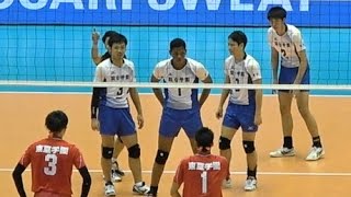 村山豪 駿台学園 vs 東亜学園 春高バレー2017決勝 3amp4セット目 Japan volleyball [upl. by January24]