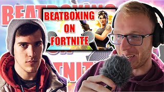 MpowR Beatbox Reacts  Codfish Beatboxing On Fortnite [upl. by Zetnas]