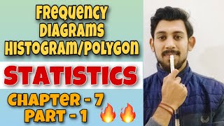 HISTOGRAM  POLYGONS  FREQUENCY DIAGRAMS  STATISTICS  CHAPTER  7  PART 1 [upl. by Acissey]