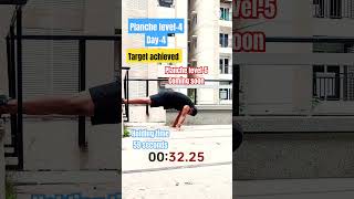 Level 4 Planche Day4 planche calisthenicsworkout strength shorts thekabiryoga youtube pov [upl. by Aesoh]