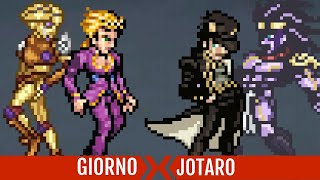 Giorno Vs Jotaroexe [upl. by Aenitsirhc]