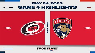 NHL Eastern Conference Final Game 4 Highlights  Hurricanes vs Panthers  May 24 2023 [upl. by Walter976]