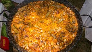 ¡Sorprende a Todos 🥘 Paella de Pollo y Pato para 20 Personas  Receta Tradicional y Sabrosa [upl. by Finbur814]