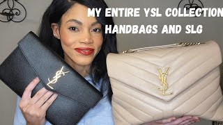 MY ENTIRE YSL HANDBAG AND SLG COLLECTION [upl. by Ott]