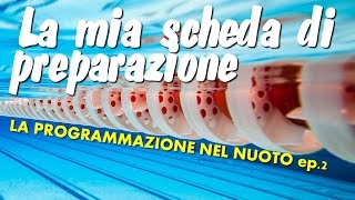 Nuoto la mia preparazione  Scheda fase di Preparazione ep2 [upl. by Negiam]