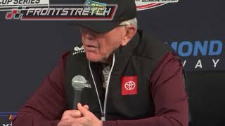 Joe Gibbs Responds To Martin Truex Jr Making Contact With Denny Hamlin PostRace [upl. by Terra]