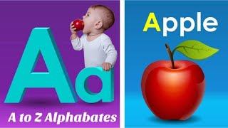 Phonics Song with TWO words  A for AppleABC Alphabet Alphabet Songs with Sounds For childrens [upl. by Harriett]