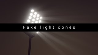 How to create fake light cones  60 second Blender tutorial [upl. by Catharina]