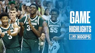 Bowling Green at Michigan State  Highlights  Big Ten Mens Basketball  11162024 [upl. by Yrrap41]