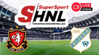 🔴 LIVE HNK Gorica vs Rijeka  Croatian Football League Match LIVE Now 2024 [upl. by Auhsej]