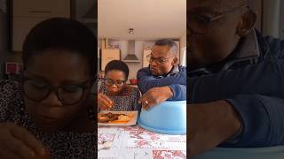 He thinks hes wise food eatingafricanfood mukbang nigerianmukbang [upl. by Dnalyr]