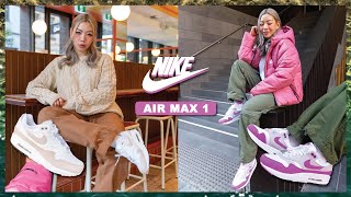 Unboxing  Nike Air Max 1 Fuchsia Dream amp Sanddrift  JD Sports [upl. by Aggappe]