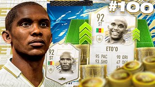 UPGRADING TO 92 PRIME SAMUEL ETOO  ETOOS EXCELLENCE 100 FIFA 21 [upl. by Ahsimit]