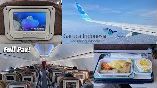 GARUDA INDONESIA Boeing 737800 Flight Experience  Jakarta  Makassar GA604 [upl. by Drofliw]